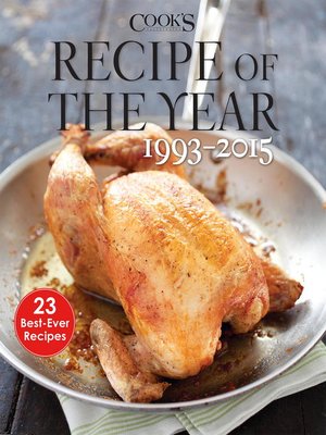 cover image of Recipe of the Year 1993-2015